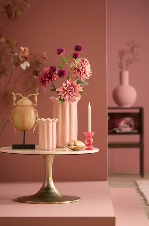Light & Living - Vaas SEDONI - Roze - 23.5x23.5x38 cm