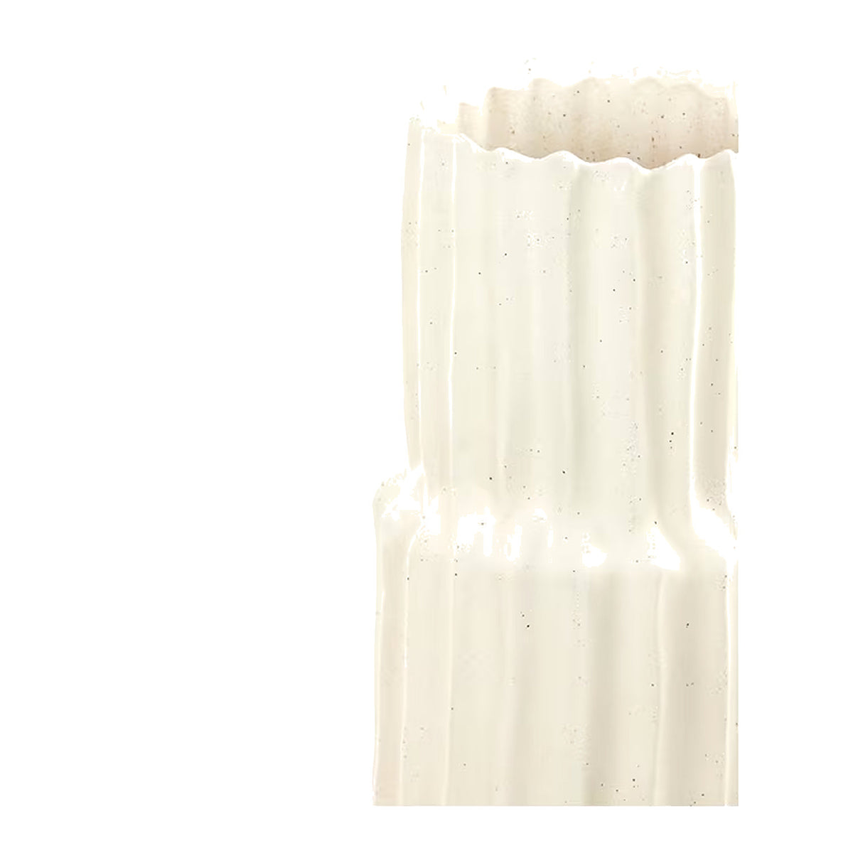 Light & Living Vaas Longa Keramiek, 58cm - Crème