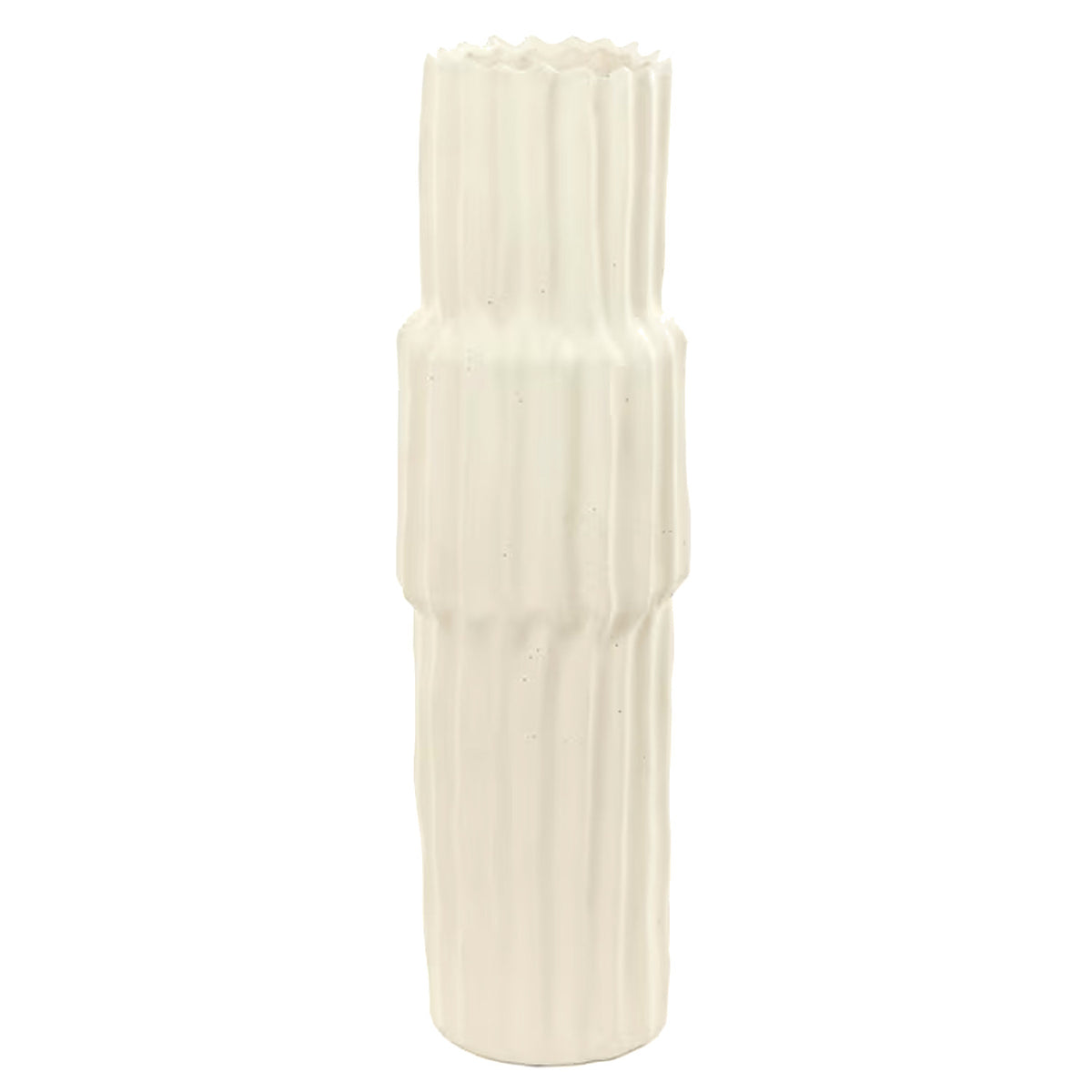 Light & Living Vaas Longa Keramiek, 58cm - Crème
